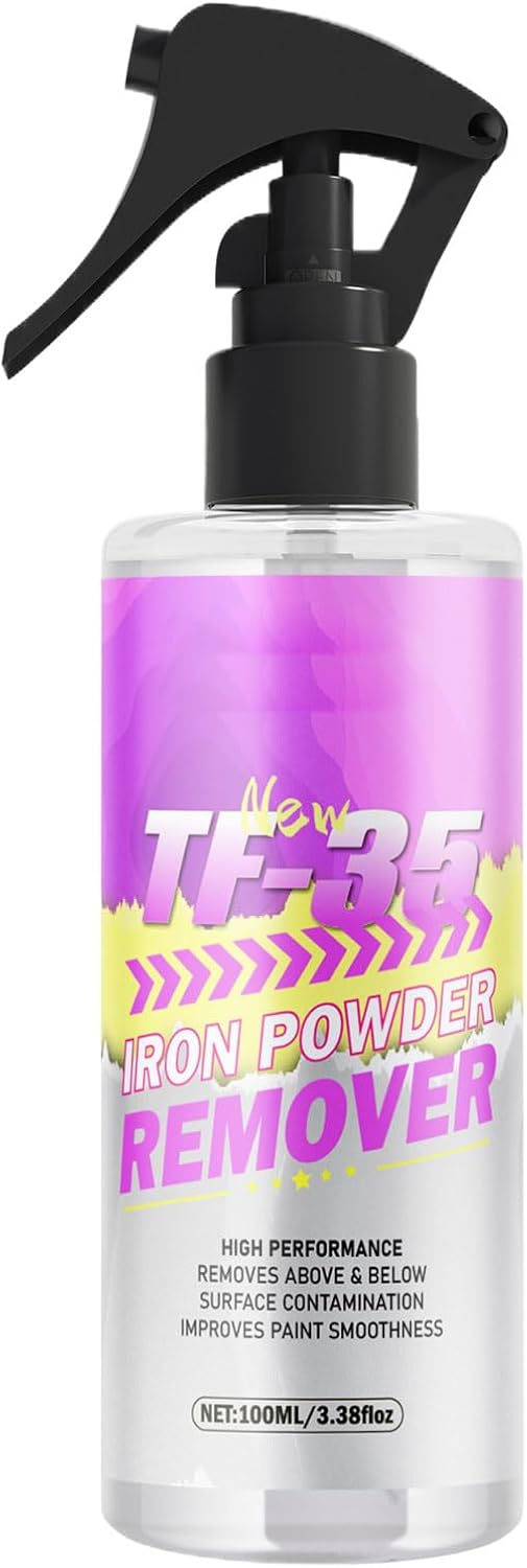Iron Powder Remover | 100ml Car Maintenance Powder Spray | Long-Lasting Rust Removal Spray for Maximum Reach and Precision at Detailed Appearances