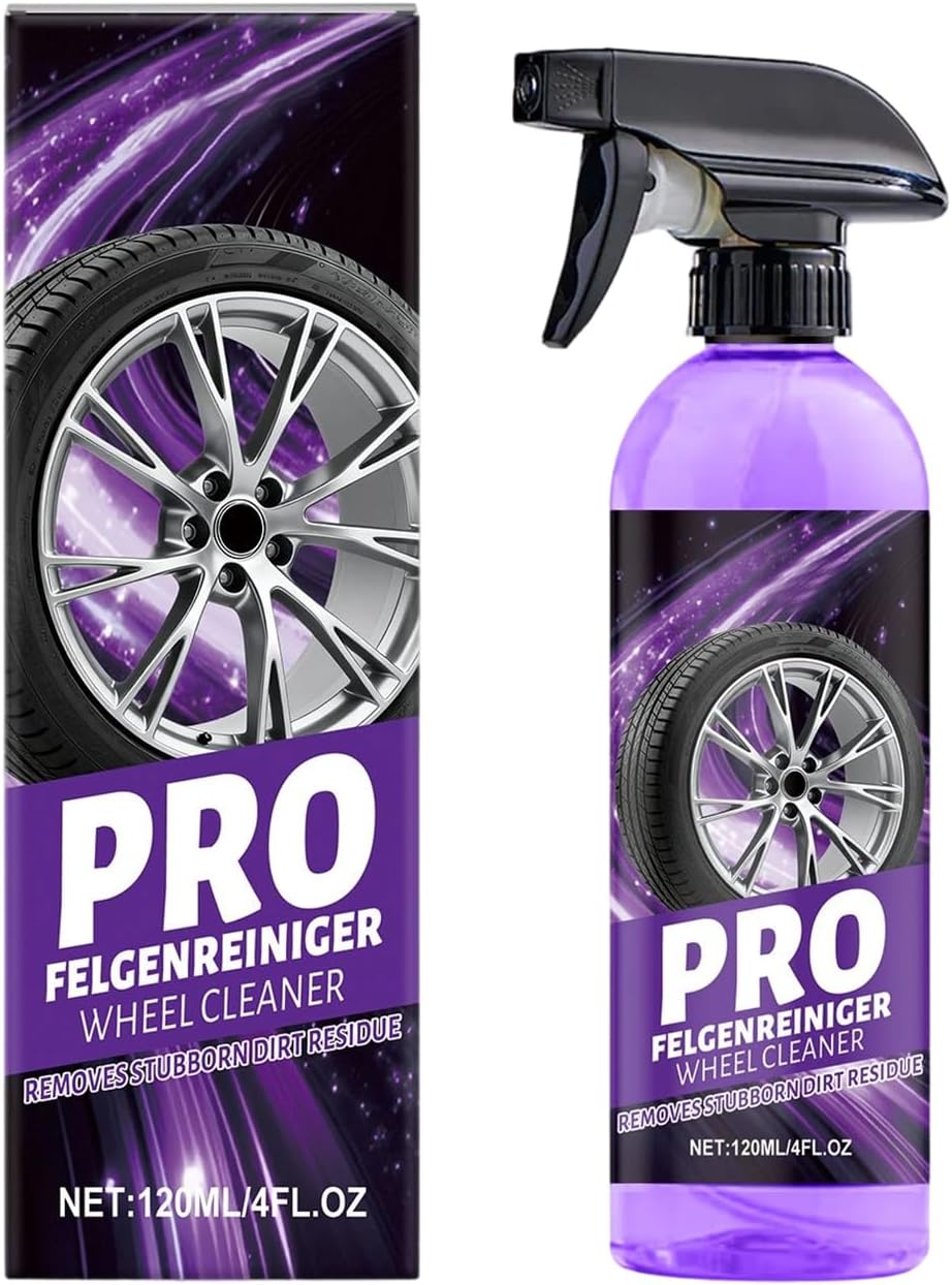 Rims Cleaner | 120ml Heavy-Duty Foaming Coating,Rim Cleaner Spray,for Car Interior Exterior Detailing Brake Engine Hub