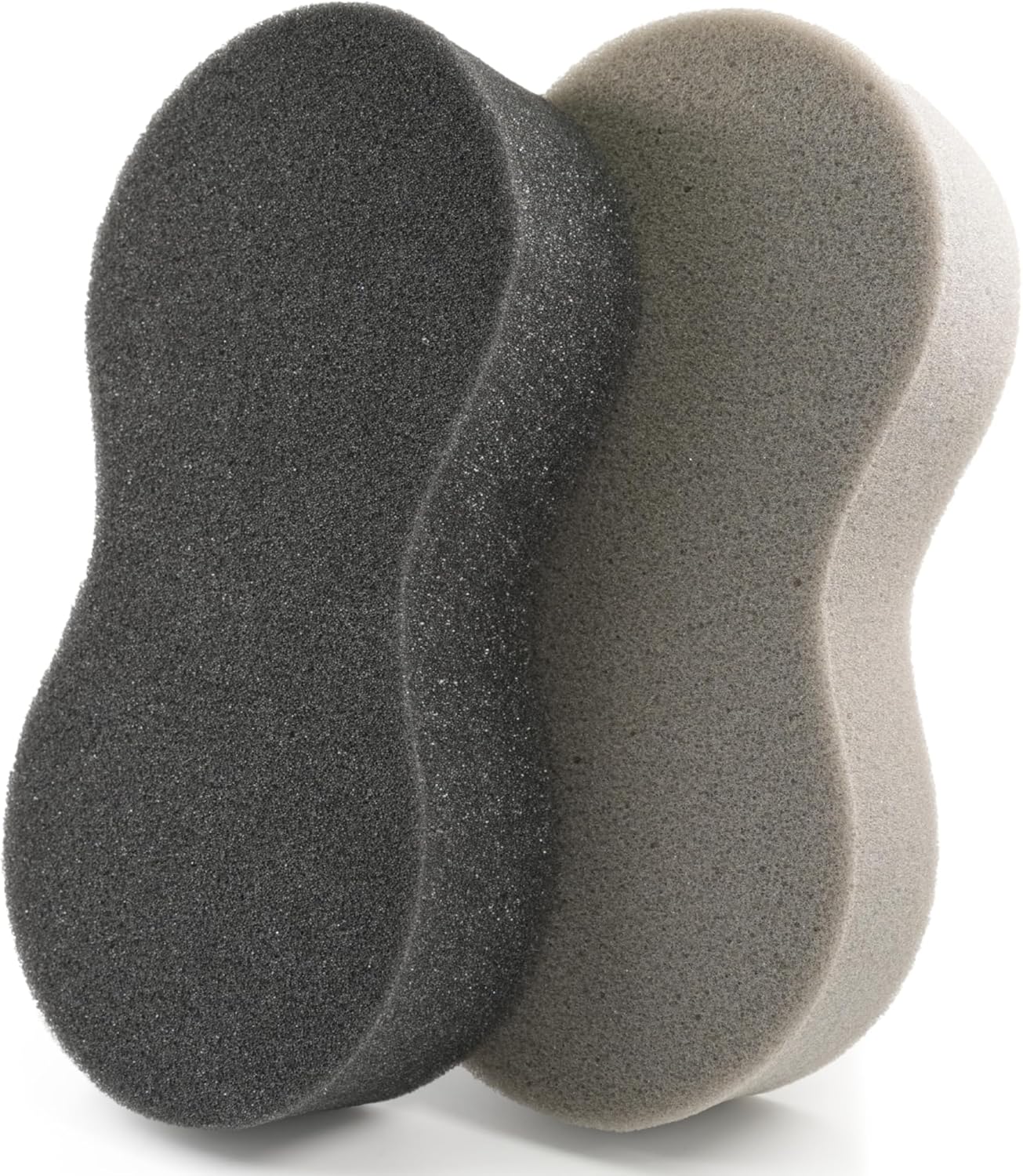 2 Pack Car Wash Sponge, Large Soft Super Absorbent Non-Scratch Sponges, Auto Bike Boat Washing, Household Cleaning, Big High Foam, Scratch-Free Finish, Extra Gentle, Black & Gray